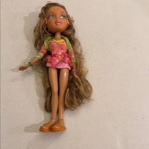 Fashion Doll with Pink and Green Outfit